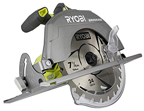 Ryobi P508 One+ 18V Lithium Ion Cordless Brushless 7 1/4 3,800 RPM Circular