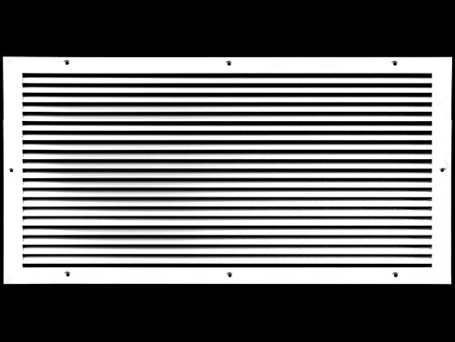 24" X 18" Aluminum Return Grille - Easy Air Flow - Linear Bar Grilles [Outer Dimensions: 26.5" w X 20.5" h]