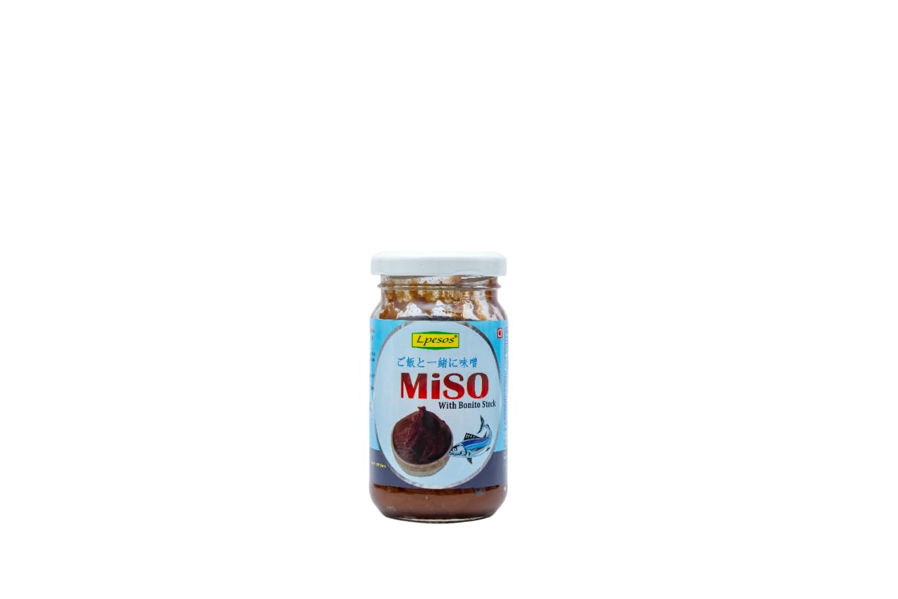 LPESOS Miso Paste With Stock Jar Soybean Fermented Blend Soup Broth Base Marinade Sauce Dressing Seasoning Rice Bowl Noodle Dish Vegetable Tofu Dip Sandwich Salad Wrap Snack Meal 200GM (PACK OF 2)-image-43