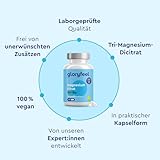 Magnesiumcitrat 365 Kapseln - Elementares Magnesium Hochdosiert - Gut verträgliches & hoch bioverfügbares Tri-Magnesium Dicitrat - Vegan, laborgeprüft & ohne Zusätze