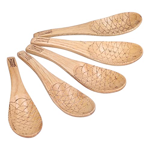 Cuillère à soupe en bois forme poisson, le cadeau idéal et original - 4