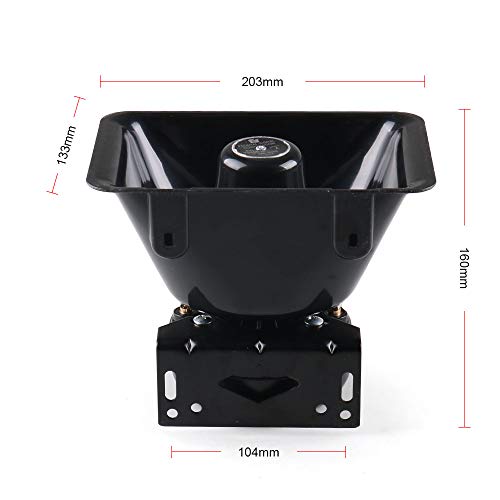 12V 200W 9 Tones Loud Car Warning Alarm Police Siren Horn Speaker PA with Handheld Microphone System for Truck,Police,Vehicles,Car,SUV,ATV,Ambulance - Thumbnail 5
