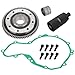 Starter Starting Clutch One Way Gear Bearing Gasket Flywheel Puller Kit for Polaris Predator 500 Outlaw 500 2003-2007 OEM# 3088048 3088049 3089451 3088063