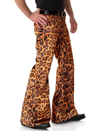 Image of EVEDESIGN Mens Bell Bottom Velvet Pants 60s 70s Disco Outfits for Men Vintage Flared Jeans
