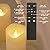CANDLE CHOICE Battery Operated Flameless Candles with Remote Timer Real Wax Realistic Flickering Fake Electric LED Pillar Candles for Wedding Christmas Party Decorations Table Centerpieces 3 Pack