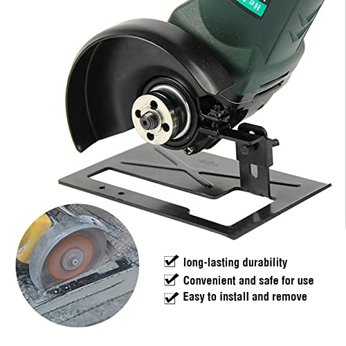 Angle Grinder Bracket And Protective Shield Cover, Adjustable Thickened Steel Angle Grinder Bracket Angle Grinder Stand And Shield Cover Grinder Balance Base Protection Cover #TOP5