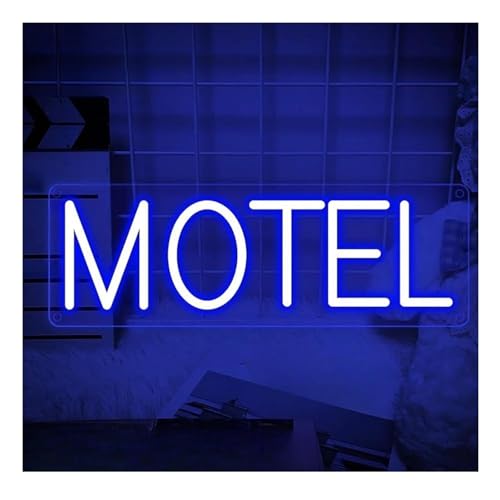 Néon pour Enseigne Lumineuse Motel Déco Murale Salon et Bureau 50cmx18cm B