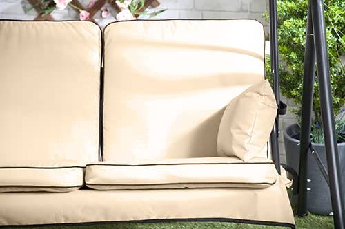 Cuscino Per Altalena Giardino - Imbottito Resistente All'Acqua - Verde 150x50cm - Gardenista - Foto 7