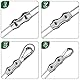 Mbsomnus 16 Stück Drahtseilklemme M5 Set mit 8 Stück Seilklemmen 5mm & 8 Stück Drahtseil Kauschen 5mm Edelstahl 304 Duplex Klemme Kabelklemmen für Stahlseil Wäscheleinenspanner Markise Fixiert