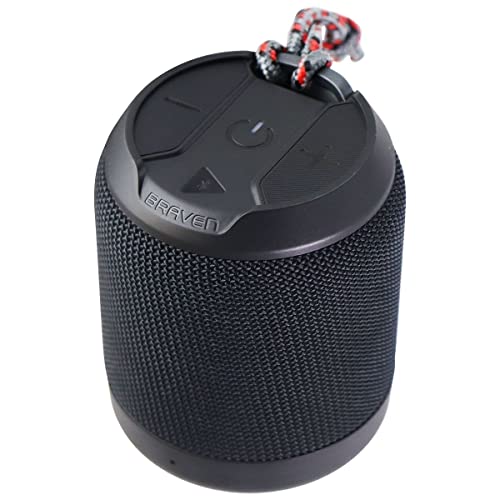Audio Portátil, Wireless Braven 604203553 BRV-Mini, Bocina Portátil, Inalámbrica Waterproof Todo Terreno, 12 Horas de Música, Negro