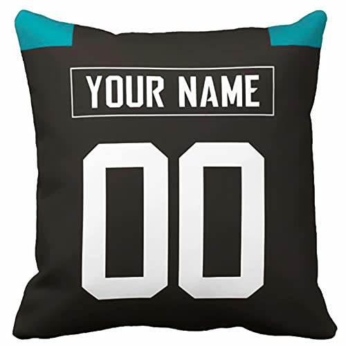 Image of ANTKING Throw Pillow 2 Pack with Custom Name and Number Personalized Gift for Men Women Boys