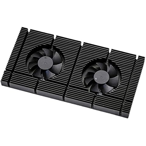 Aluminum GPU Backplane Radiator for RTX 3090 3080 3070 Series Graphics Card Backplate Memory VRAM Heatsink Cooling Fan PWM Cover