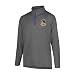 NBA Golden State Warriors Men's Quarter Zip Pullover Shirt Athletic Quick Dry Tee, Large, Charcoal