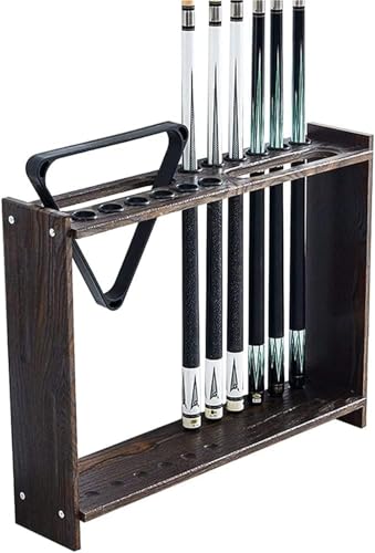 Support de queues de billard durable et stable pour salle de jeux moderne