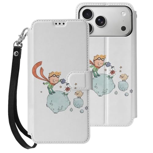 iPhone17ProMax�P�[�X �蒠�^ ���̉��q���� PU���U�[ TPU �A�C�t�H��17ProMax�P�[�X Case �X�^���h�@�\ �J�[�h���[ ���z�^ �ϏՌ� �V���v�� �l�C �L�����N�^�[