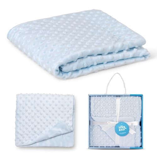 Interbaby, Coperta in microfibra per bambini, Blu (Hellblau)