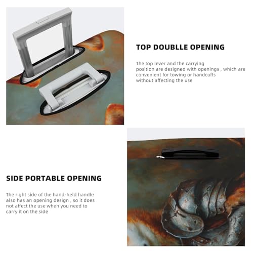 Funny Dog Elastic Travel Luggage Covers Dustproof Scratch-Resistant Suitcase Protector Fit 22-24 Inch3