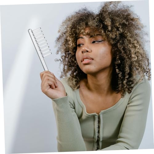Image of High Frequency Wand For Hair, Dandruff Remover Comb, Splitends Remover Machine For Hair High-Frequency Comb Only 1-Pc Scalp Stimulating Attachment