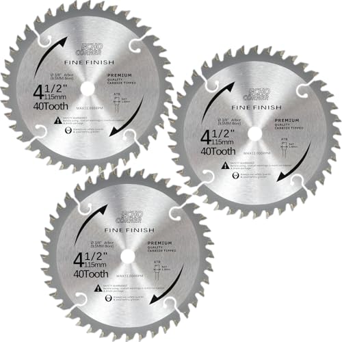 Echo Corner 4-1/2 Inch Ultra-Thin Fine Finish Wood...