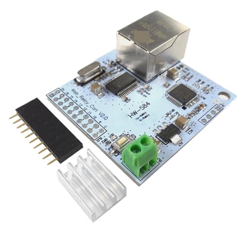 Module relais réseau 8 voies W5100 5V commutateur Internet IoT ENC28J60 - 2