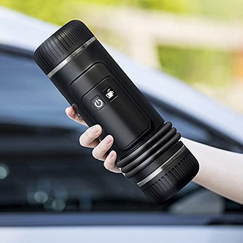DYXYH 80 ml Mini Espresso Cafetera portátil Cafetera Semi-Automática Espresso Cafetera Coche Recargable Capsule Capsule… - Imagen 4
