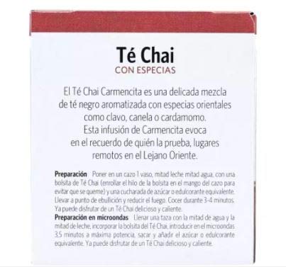 Té chai con especias 20g 10 saquitos miniatura 4