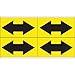 Brady 93243, Self-Sticking Vinyl Arrow, (Pack of 100 Cards)