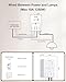 TREEWELL Wireless Light Switch and Receiver Kit, Decorator Rocker Wall Switch, 200FT Long Range RF Remote Control, No in-Wall Wiring Required, Programmable & Expandable for Ceiling Light, Fans, Lamps
