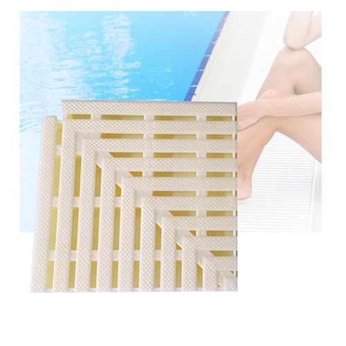 Grille de trop-plein pour piscine et d'angle - Largeur 35 cm - Lot de 2