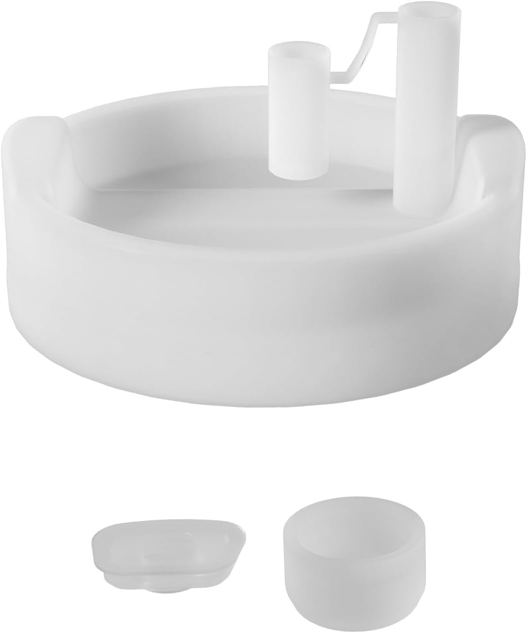 Silicone Spill Proof Stopper for Stanley Quencher H2.0 40oz, Accessories for Stanley Cup, Including Straw Cover Cap, Square Spill Stopper and Round Leak Stopper