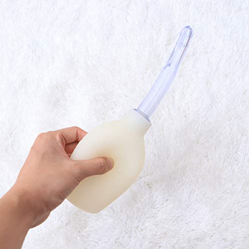 Artibetter — Lâmpada anal para enema de silicone, ducha vaginal para homens e mulheres, 310 ml