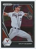 2021 Panini Prizm Draft Picks Baseball PDP145 Griff McGarry Virginia Cavaliers Official NCAA Licensed Trading Card in Near Mint to Mint Condition