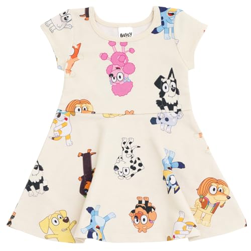 Bluey Character Print Girls Dress Infants to Big Kids