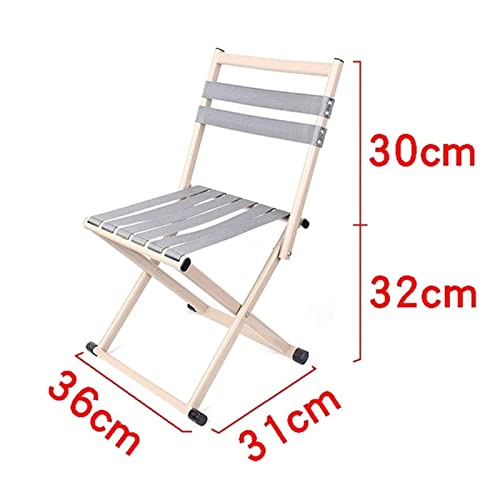 Chaise de camping confortable avec dossier haut et structure pliante légère - 4