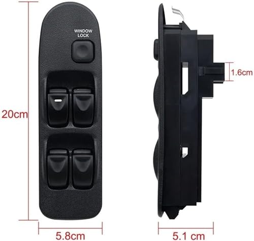 Bouton interrupteur de vitre commande conducteur MR740599 pour Mitsubishi Space Star Berline