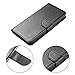 Rfvzubemok Compatible with Tecno Spark Go 2023 4G / Pop 7 4G BF6 Cover,Flip Kickstand Card Slot Wallet Protector Black