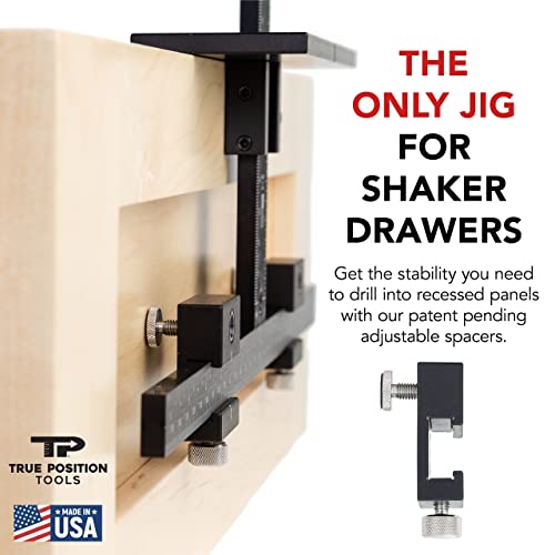 The Original Cabinet Hardware Jig - Made In Usa - Most Accurate Tool For Knobs And Pulls - Hand Calibrated By True Position Tools #TOP2