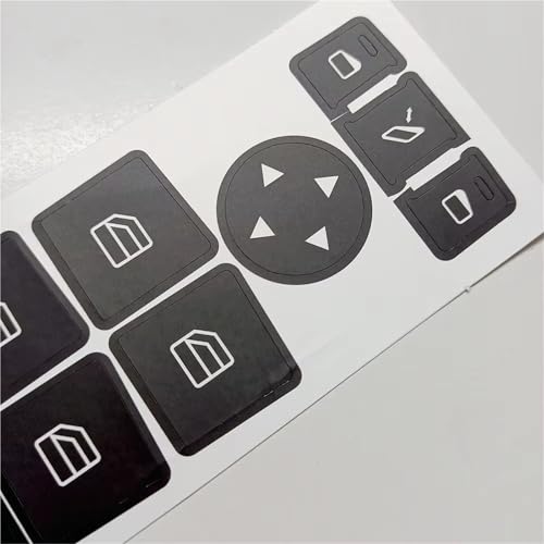 Autocollant réparation bouton lève-vitre Benz C117 2014-2018 - 4