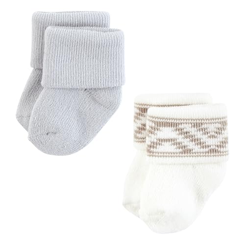 Image of Hudson Baby Baby 8-pack Cotton Rich Newborn and Terry Socks