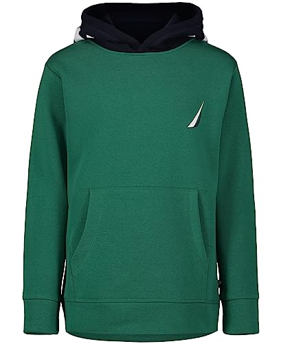 Image of Nautica Boys' Pullover Fleece Hoodie Sweatshirt