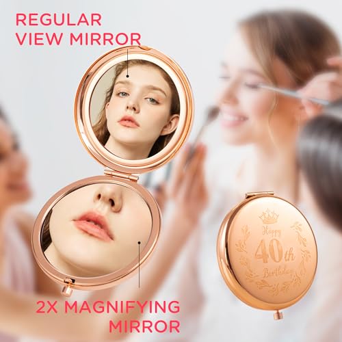 40th Birthday Gifts for Women,Happy 40th Birthday Hamper Basket for Her,Birthday Gifts for Women Turning 40 Year Old,Unique 40th Pamper Box Gifts Presents Ideas for Female Wife Best Friends Sister - Image 5