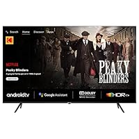Kodak 139 cm (55 inches) 4K Ultra HD Smart Certified Android LED TV 55CAPRO5088 (Black)