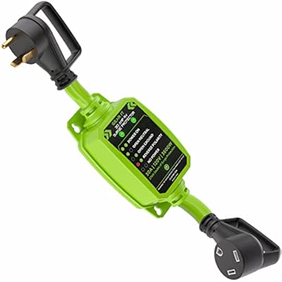 GEARit RV Surge Protector 30 AMP - Circuit Analyzer Voltage Protector/Monitor with Surge Protection (2700 Joules) Weather Resistant 30A Extension Plug for RV Trailer Travel Outdoor Camper