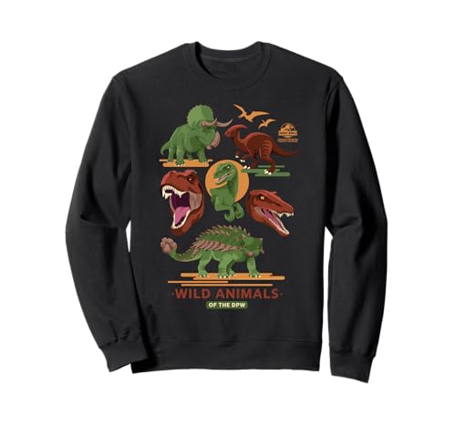Sweatshirt Jurassic World Chaos Theory DPW pour fan de dinosaures