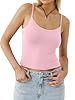 PINKMSTYLE Women's Basic Double Lined Scoop Neck T... #3