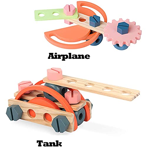Workbench Wooden,Tool Bench for Kids Toy Play -Tool Bench Workshop Workbench with Tools Set Wooden Construction Bench Toy for 3 4 5 Year Old Boys Girls