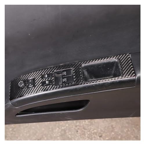 Autocollant vitre pour Nissan 350Z en fibre de carbone souple design intérieur - 5