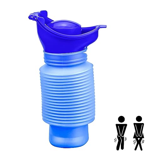 Orinal portátil para Mujer, Urinario Femenino, Urine Female Dispositivo, Urinación de Pie Mujer Viajar Camping Senderismo, Portatil Silicona Urinario Femenino,en Camping Viajes al Aire Libre, 750 ML