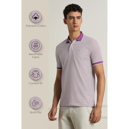 Image of Van Heusen Premium Polo T-Shirt for Men | Quick Dry | Comfort Fit | Breathable Fabric
