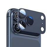 Apapeyaカメラ保護フィルム iPhone 17 Pro 用 カメラカバー 【宇宙航空アルミ合金材料】+9H強化ガラス 耐衝撃 全面保護 サンドブラスト処理 一体感/露出オーバー防止/AR高透過率/2025秋発売 アイフォン 17 プロ 対応カメラ保護フィルム ぴったりフィット(ブルー)